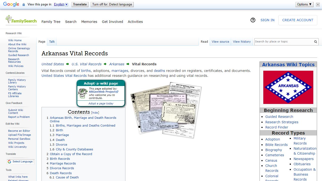 Arkansas Vital Records • FamilySearch